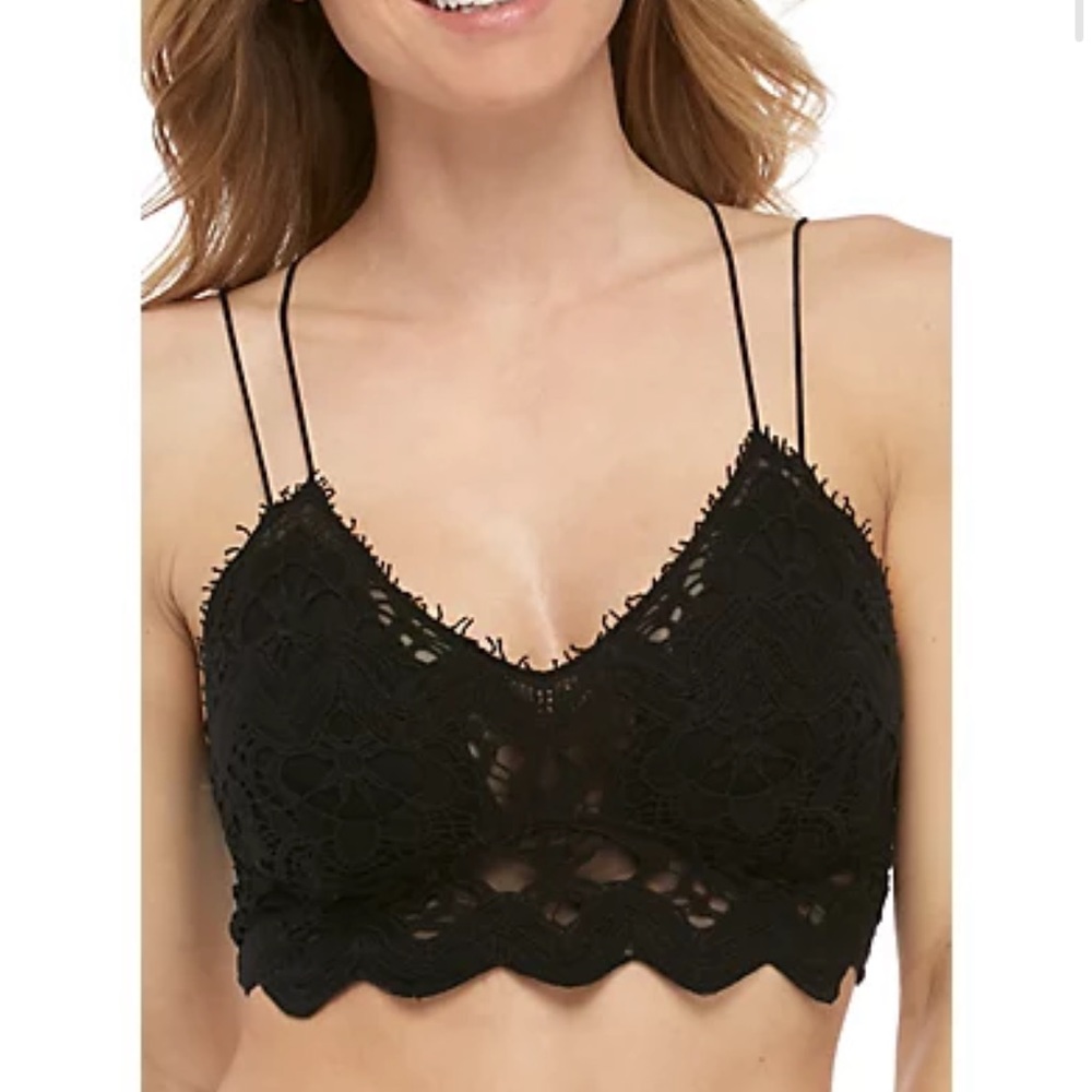 Black Lace Free People Bralette